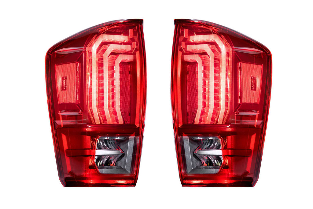 Morimoto LF703 XB LED Tail Lights Red For 2016-2023 Tacoma