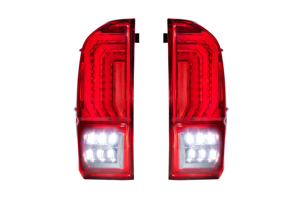 Morimoto LF703 XB LED Tail Lights Red For 2016-2023 Tacoma