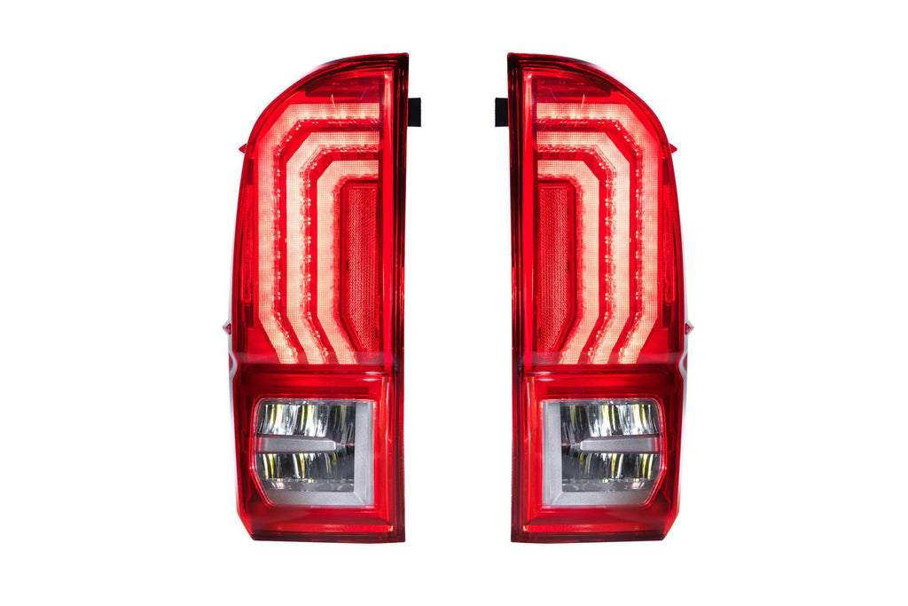 Morimoto LF703 XB LED Tail Lights Red For 2016-2023 Tacoma