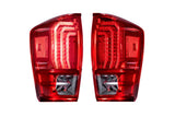 Morimoto LF703.2 XB LED Tail Lights Set Red Fits 2016-2023 Toyota Tacoma