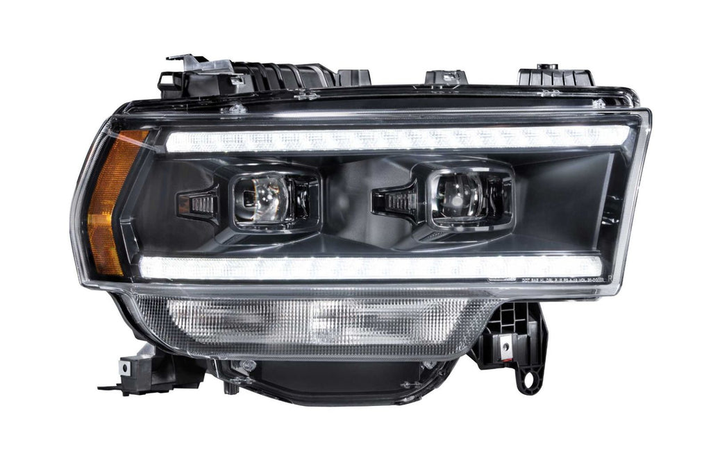 Morimoto LF704 Hybrid Black DRL Bar Projector LED Headlights For 19-20 Ram 2500