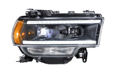 Load image into Gallery viewer, Morimoto LF704 Hybrid Black DRL Bar Projector LED Headlights For 19-20 Ram 2500