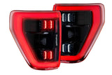 Morimoto LF734 XB LED Tail Lights Red For 2021-2024 Ford F-150 F150