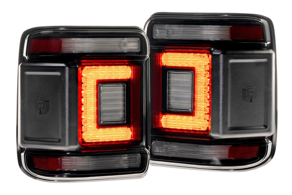Morimoto LF746 2x Smoked Lens XB LED Tail Lights For 18-25 Wrangler JL