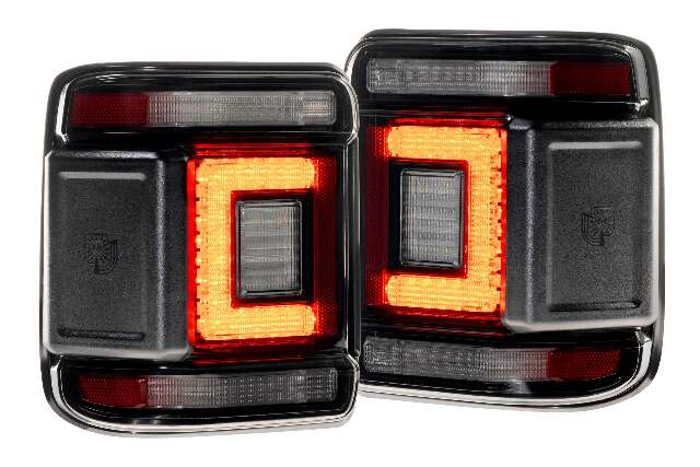 Morimoto LF746 2x Smoked Lens XB LED Tail Lights For 18-25 Wrangler JL