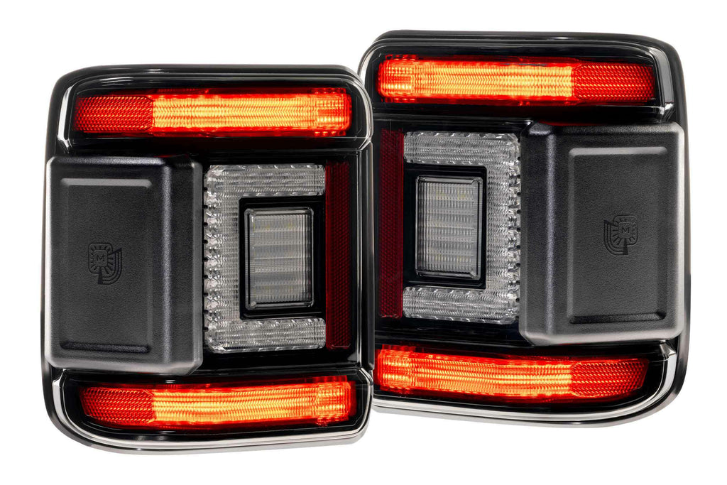 Morimoto LF746 2x Smoked Lens XB LED Tail Lights For 18-25 Wrangler JL