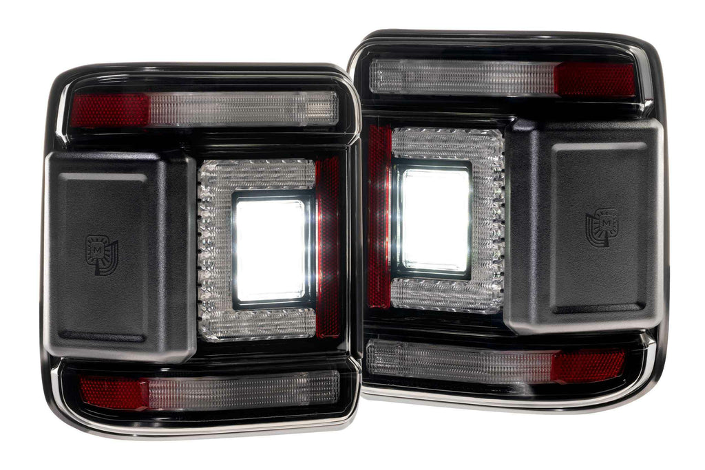 Morimoto LF746 2x Smoked Lens XB LED Tail Lights For 18-25 Wrangler JL