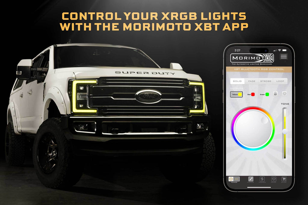 Morimoto LF777 XRGB LED Headlights Set For 17-19 F-250 Super Duty