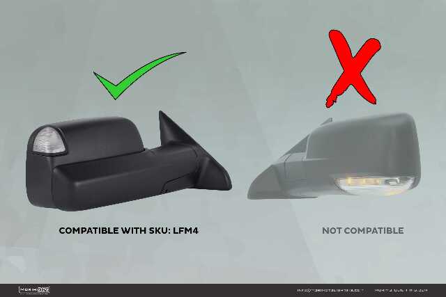 Morimoto LFM4 LED Mirror Lights Pair For 09-18 Dodge Ram