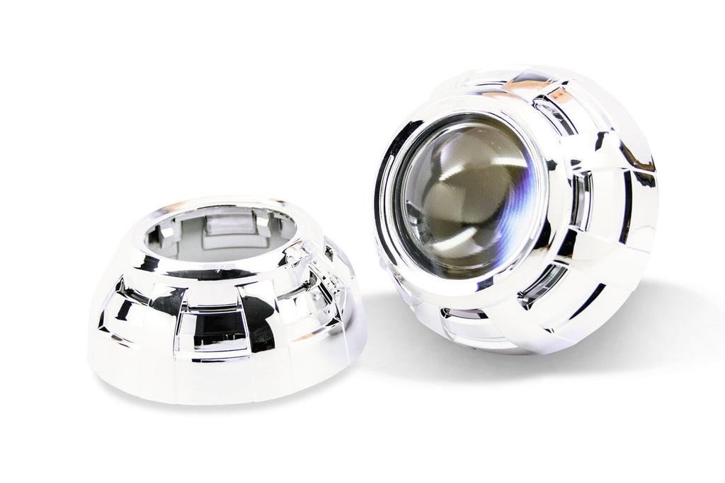 Morimoto S130 Apollo 3.0 Chrome Retrofit Projector Shrouds