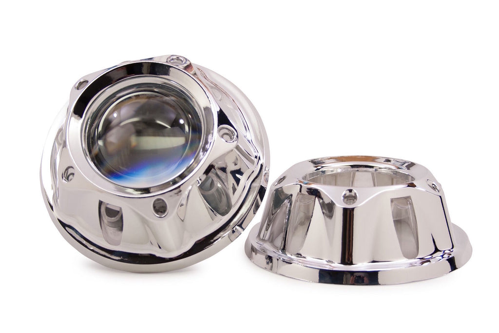 Morimoto S200 G37C-R Chrome Retrofit Projector Shrouds