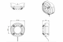 Load image into Gallery viewer, Morimoto S260 Panamera 1.0 Switchback Halo Chrome Retrofit Projector Shrouds