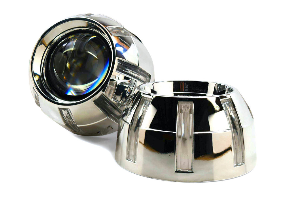 Morimoto S320 Bullet 2.0 Chrome Retrofit Projector Shrouds