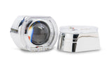 Morimoto S40 Mini X5-R Switchback Halo Chrome Retrofit Projector Shrouds