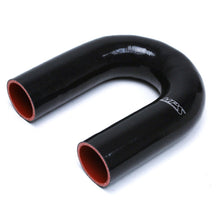 Load image into Gallery viewer, HPS HTSEC180-250-BLK Silicone Elbow - 180 Degree Black Length 4-1/2in.