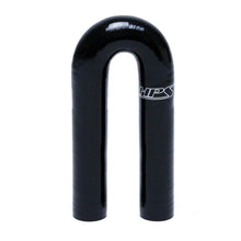 Load image into Gallery viewer, HPS HTSEC180-062-BLK Silicone Elbow - 180 Degree Black Length 4-1/2in.