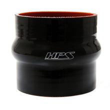 Load image into Gallery viewer, HPS HTSHC-238-BLK Silicone Single Hump Coupler Black Length 3in.