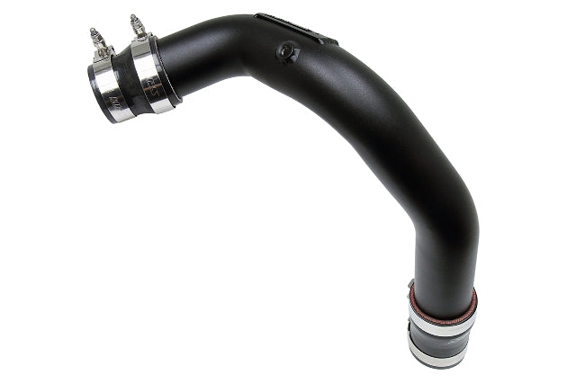 HPS 17-122WB Black Intercooler Charge Pipe w Silicone Boots Hot Side
