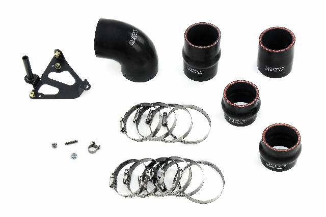HPS 17-133WB Intercooler Pipe Aluminum Black