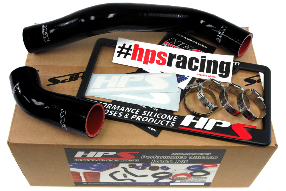 HPS 57-1278-BLK Black Silicone Radiator Hose For 03-04 Mustang Mach 1 4.6L V8