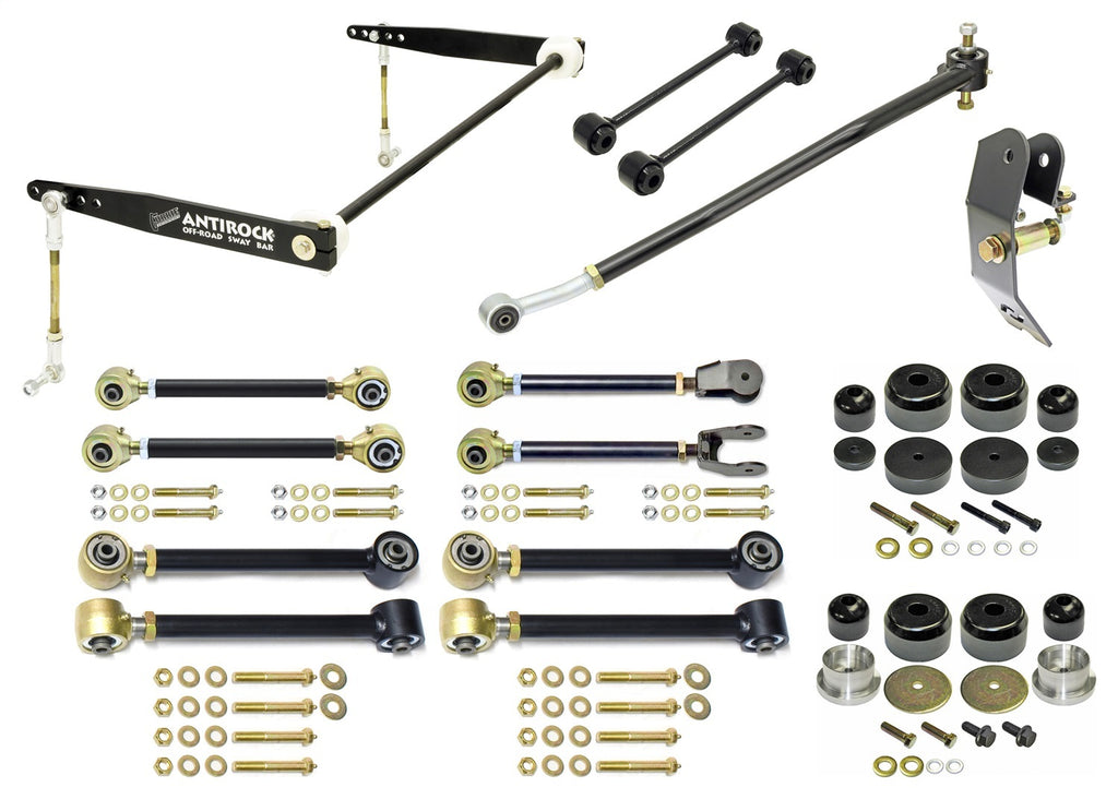 RockJock CE-9801HSLS Johnny Joint Suspension System Fits 97-06 Wrangler (TJ)