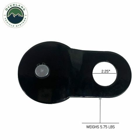 Overland 19139905 Snatch Block Black 30000 Lb Breaking Strength Standard