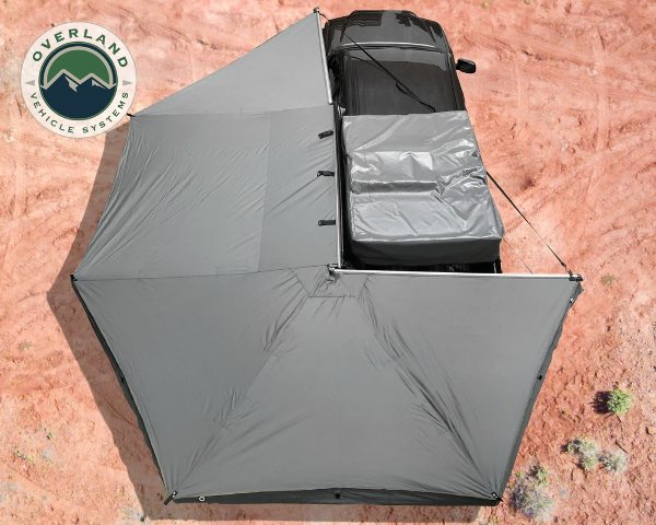 Overland 19519907 Awning Tent 270 Degree Driver Side Dark Gray Cover