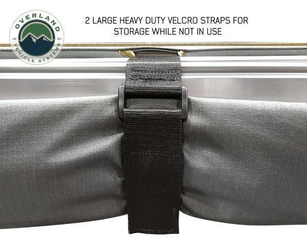 Overland 19519907 Awning Tent 270 Degree Driver Side Dark Gray Cover