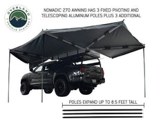 Load image into Gallery viewer, Overland 19519907 Awning Tent 270 Degree Driver Side Dark Gray Cover