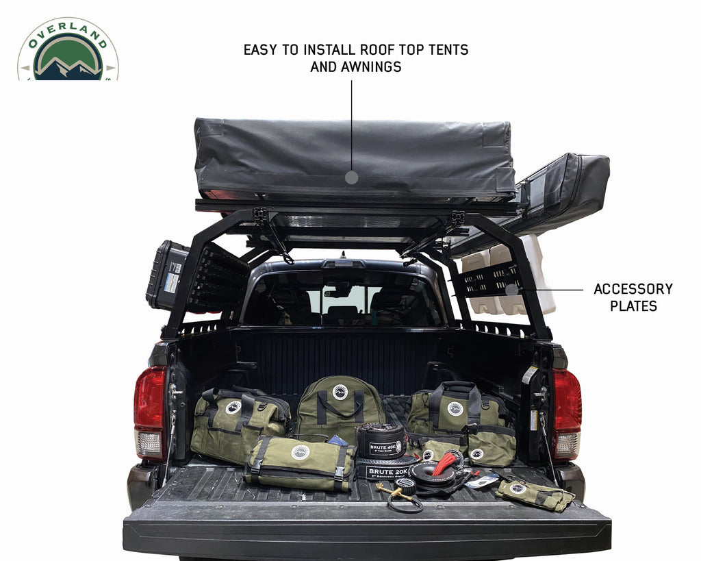 OVS 22030101 Discovery Rack w Side Cargo Plates Mid Size Truck Short Bed