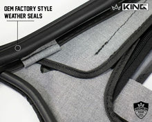 Load image into Gallery viewer, King 4WD 14019935T Tinted Black Soft Upper Doors For 97-06 Wrangler TJ
