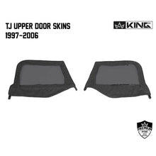 Load image into Gallery viewer, King 4WD 14019935T Tinted Black Soft Upper Doors For 97-06 Wrangler TJ