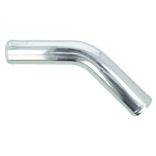 Load image into Gallery viewer, BOOST Products Aluminum Elbow 45 Degrees w 63mm 2-1/2" OD Mandrel Bent Polished
