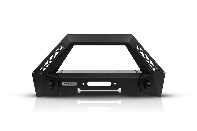 Attica ATTJL01A106-BX Black Front Bumper For Wrangler 18-23 JL / Gladiator 19-23