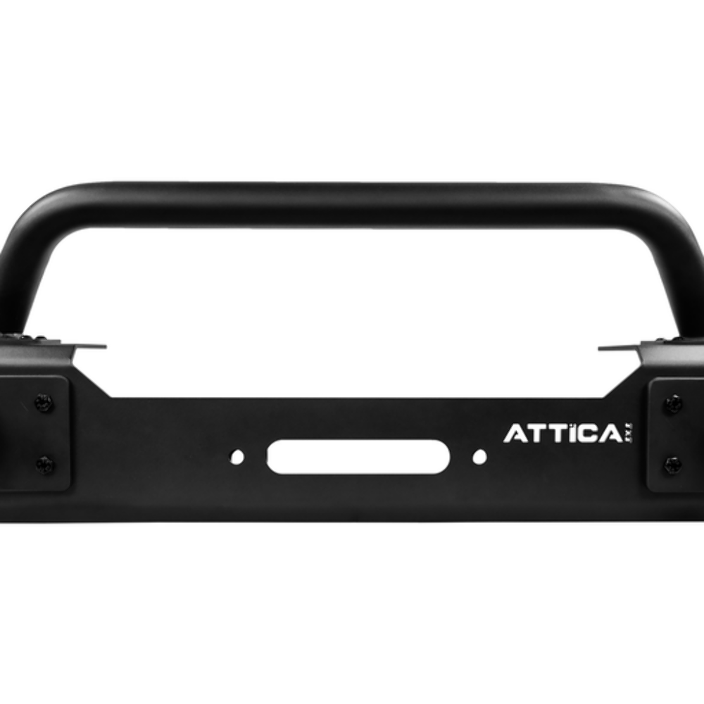 Attica ATTJL01A108-BX Front Bumper Black Steel Wrangler 18-23 JL Gladiator 19-23