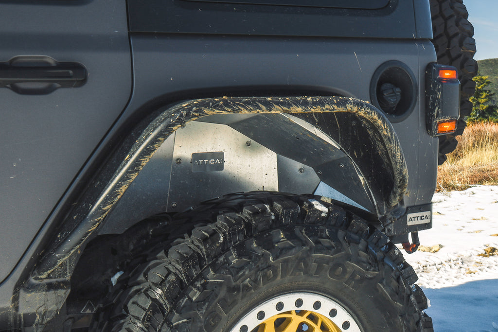 Attica ATTJL01G106-A Aluminum  Inner Fender For Wrangler 2018-2023 JL