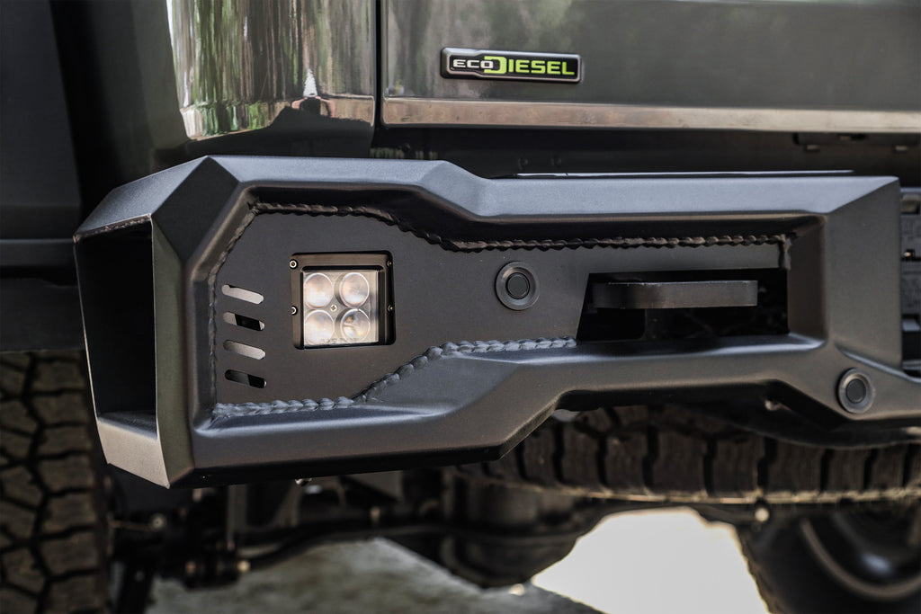 Attica ATTJT01B103-BX Black Steel Rear Bumper For Gladiator 2019-2023