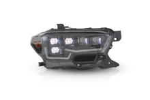 Load image into Gallery viewer, Attica CHATT0682-BC-SQ Black/Clear LED Head Light High/Low For 16-23 Tacoma