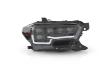 Load image into Gallery viewer, Attica CHATT0682-BC-SQ Black/Clear LED Head Light High/Low For 16-23 Tacoma