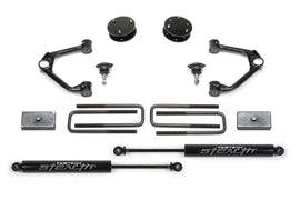 Fabtech K1126M Budget Lift System w/Shock Fits 19-23 Sierra 1500 Silverado 1500