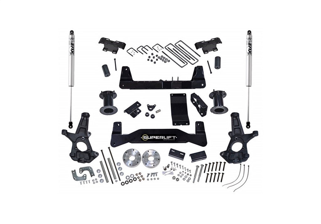 Superlift K160F Suspension Lift Kit w/Shocks Fits Sierra 1500 Silverado 1500