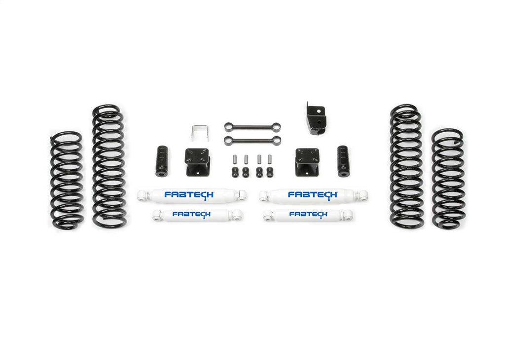 Fabtech K4048 Budget Lift System w/Shock Fits 07-18 Wrangler (JK)