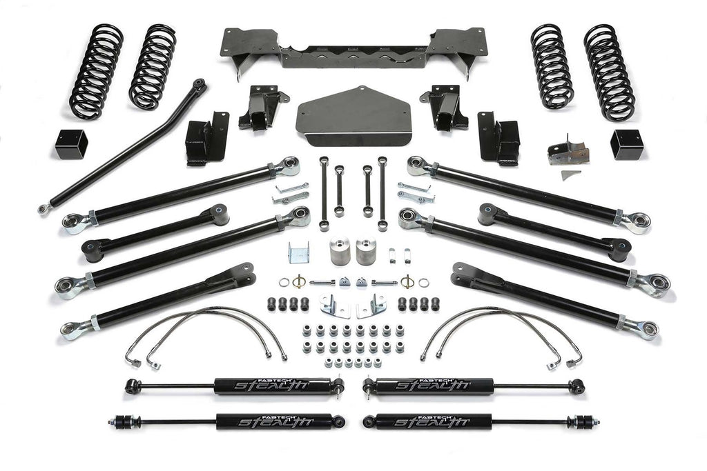 Fabtech K4058M Crawler Lift System w/DLSS Shocks Fits 07-18 Wrangler (JK)