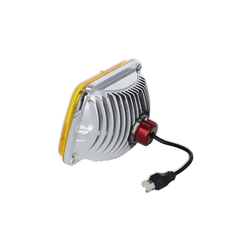 Holley Retrobright LFRB110 5x7 Rectangle LED Headlight - Yellow