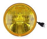 Holley Retrobright LFRB115 7 Inch Round LED Headlight - Yellow