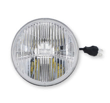 Load image into Gallery viewer, Holley Retrobright LFRB125 5.75 inch Round LED Headlight - Classic White (3000K)