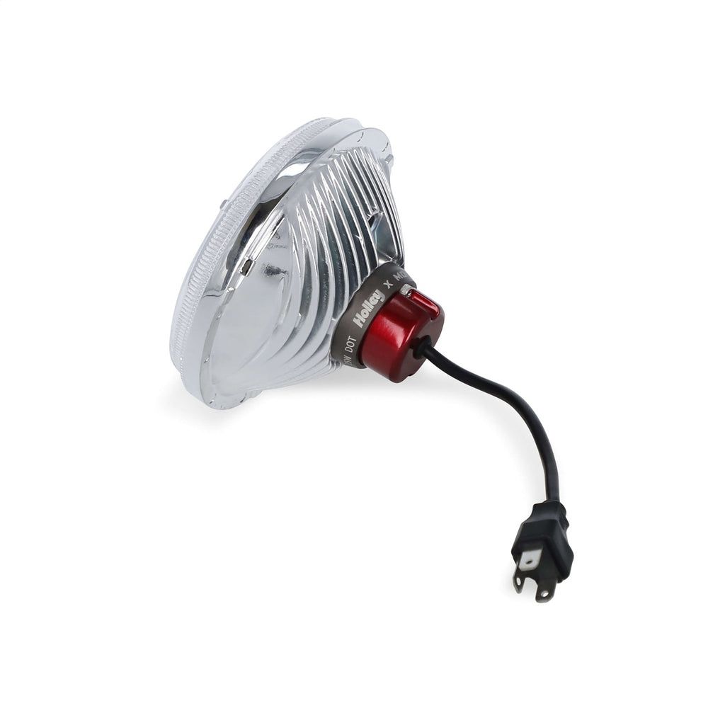 Holley Retrobright LFRB125 5.75 inch Round LED Headlight - Classic White (3000K)