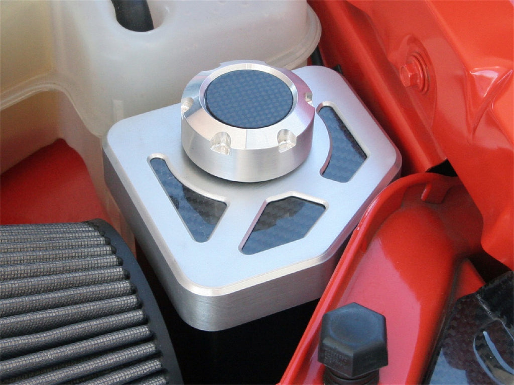 Drake Muscle MO-120008-BL Power Steering Reservoir Cap Cover Fits Challenger