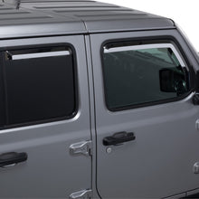 Load image into Gallery viewer, Putco 480221 Element Chrome Window Visor Tape On Fits Gladiator Wrangler (JL)