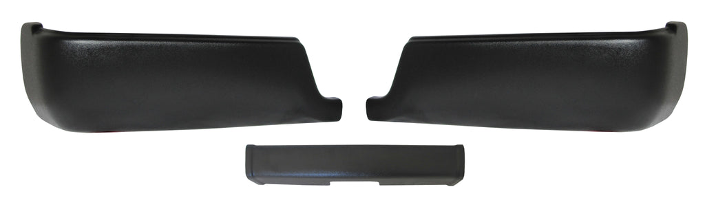 Shellz BR1011 Rear Bumper Cover Black Fits 09-18 LD HD Single Exhaust